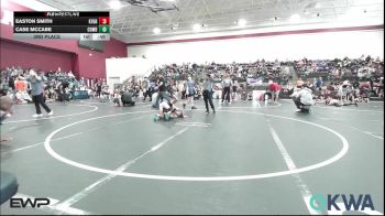 61 lbs 3rd Place - Easton Smith, Kingfisher YellowJackets vs Case Mccabe, Cowboy Wrestling Club