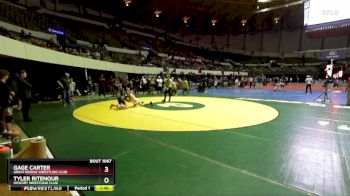 National 6-8 145 Cons. Semi - Tyler Ritenour, Hickory Wrestling Club vs Gage Carter, Great Bridge Wrestling Club