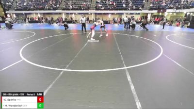 5th - 6th grade - 135 Semis - Casen Sparks, Ankeny Wrestling Club vs Micah Wonderlich, DC Elite Wrestling