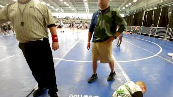 90 lbs Rr Rnd 3 - Noah Benson, Team Barracuda Elem vs Reign Gutterman, Team RJN Green