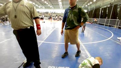 90 lbs Rr Rnd 3 - Noah Benson, Team Barracuda Elem vs Reign Gutterman, Team RJN Green