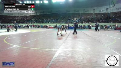 120 lbs Quarterfinal - Jozi Gilliam, Sulphur vs Ki'Morah Cathey, Union Girls JH