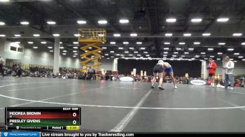 144 lbs 3rd Place Match - Presley Givens, AR vs Moorea Brown, IA