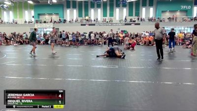 126 lbs Round 2 (4 Team) - Jeremiah Garcia, Bulldog WC vs Isequiel Rivera, Eagles WC