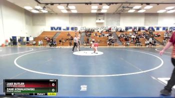 141 lbs Quarterfinal - Jake Butler, Santa Rosa College vs Zane Kowalkowski, Shasta College