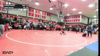 157 lbs Round Of 16 - Cayson Howell, Kiefer High School vs Larry Butler, McLain