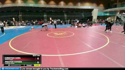 144 lbs Cons. Round 1 - Preston Hansen, Thunder Ridge vs Christian Dara, Grants Pass