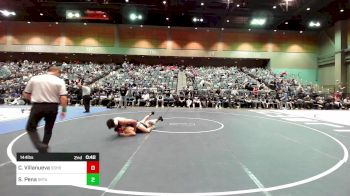 144 lbs Consi Of 16 #1 - Chris Villanueva, Sunny Side vs Sergio Pena, Sahuarita