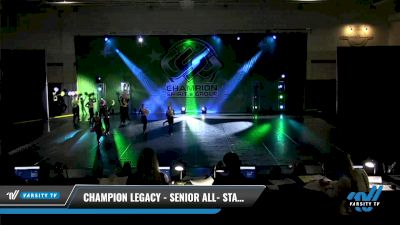 Champion Legacy - Senior All- Star Pom [2021 Senior - Pom - Large Day 2] 2021 CSG Dance Nationals