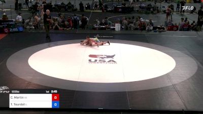 120 lbs Cons 16 #1 - Colin Martin, Virginia vs Tommy Tourdot, Illinois