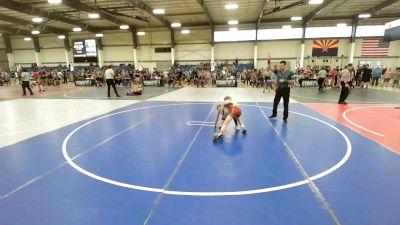 78 lbs Consi Of 4 - Brighton Crandell, Mogollon vs Braxten Mangum, Ravage WC