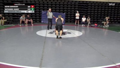 130 lbs Quarterfinal - Kevin Gerheart, Swiftwater vs Nathaniel Handy, Glenville