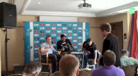 Press Conference with Andreas Thorkildsen & Tero Pitkamaki- 2010 Paris Diamond League