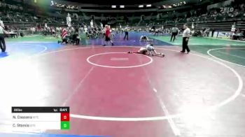 80 lbs Round Of 32 - Nico Cassano, Bitetto Trained Wrestling vs Christian Stamis, Bitetto Trained Wrestling