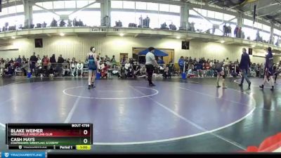 97 lbs Champ. Round 3 - Cash Mays, Contenders Wrestling Academy vs Blake Weimer, Noblesville Wrestling Club