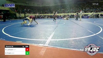 126 lbs Round Of 32 - Rooney LaFever, Standfast vs Brooks Pratt, Broken Arrow Wrestling Club