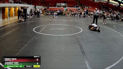 60 lbs Round 2 (8 Team) - Andrew Yost, CP Wrestling Academy vs Timmy Cruz, Rogue WC