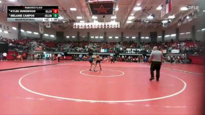 165 lbs Quarterfinal - Kylee Dunewood, Keller vs Melanie Campos, Arlington Lamar