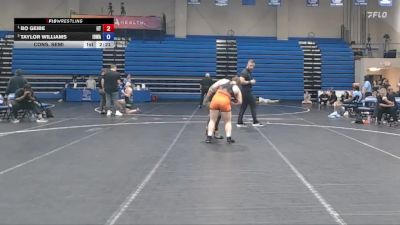 160 lbs Cons. Semi - Taylor Williams, Unattached vs Bo Geibe, Indiana Tech