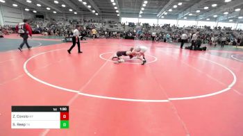 126 lbs Round Of 64 - Zachary Covolo, WY vs Spencer Reep, TN