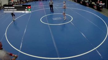 106 lbs Semis & 1st Wrestleback (8 Team) - Owen Sledge, Elkhorn North vs Ace Schweitzer, Central City