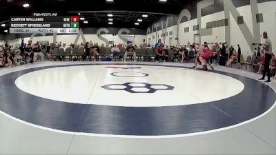 139 lbs Round 2 (6 Team) - Beckett Spiegeland, Ruthless Wrestling Club vs Carter Williams, Nebraska Elite