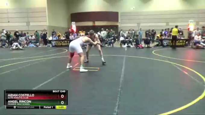 170 lbs Semifinal - Angel Rincon, Monroe High School vs Aidan Costello,  Elite Athletic Club