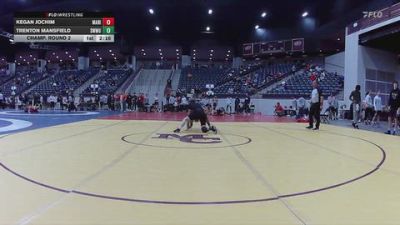 157 lbs Champ. Round 2 - Trenton Mansfield, Southwestern Michigan vs Kegan Jochim, Marian University
