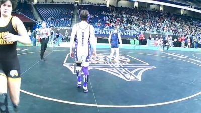 Girls-120 lbs Champ. Round 1 - Cheyenne Frank, Oxford (Girls) vs Kendra Kniga, Brownstown Woodhaven (Girls)