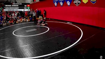 114 lbs Quarterfinal - Michael Johnson, West Allegheny Hs vs Luke Montgonery, Fox Chapel Area Hs