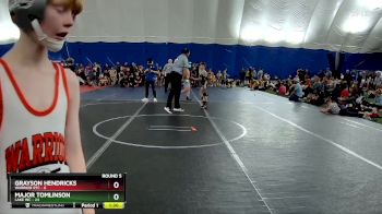 68 lbs Round 5 (6 Team) - Grayson Hendricks, Warrior RTC vs Major Tomlinson, Lake WC