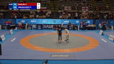 71 kg 1/8 Final - Kayden Hanlon, Great Britain vs Farrukhbek Jumanazarov, Uzbekistan