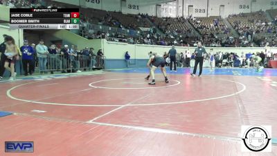 110 lbs Quarterfinal - Jase Coble, Team Choctaw vs Boomer Smith, Blanchard High School