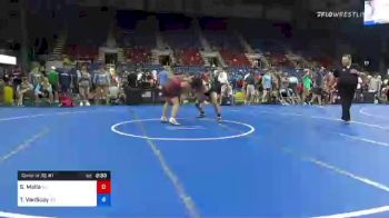 170 lbs Consi Of 32 #1 - Stephen Malia, New Jersey vs Tanner VanScoy, South Dakota