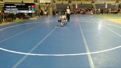 54 lbs Semifinal - Kane Sieberg, Maple River/USC vs Gabe Mistic, Bemidji