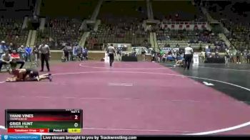 126 lbs 1st Place Match - Yanni Vines, Thompson HS vs Grier Hunt, Enterprise HS