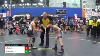 92 lbs Semis & 1st Wrestleback (8 Team) - Hank Jackson, Team Gotcha vs Landon Schulte, Combative Sports Athletic Center