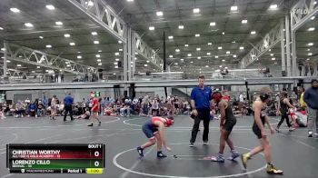 80 lbs Semis (4 Team) - Christian Worthy, All I See Is Gold Academy vs Lorenzo Cillo, Revival