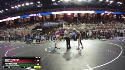 1A 126 lbs Champ. Round 1 - Troy Thaxton, Wakulla Hs vs Nevin Hayes, Zephyrhills Christian