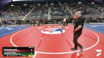 63 lbs 2nd Place Match - Gunnar Small, Evanston Elite Wrestling Club vs Fletcher Lewis, Thermopolis Wrestling Club