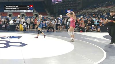 110 lbs Cons. Quarters - Sydney Stifter, Missouri vs Eva Zimmerman, Utah