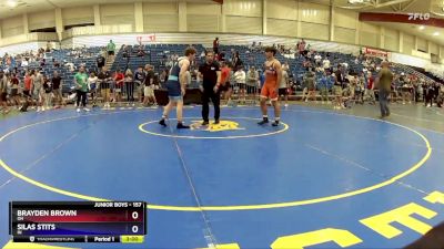 157 lbs Cons. Round 6 - Brayden Brown, OH vs Silas Stits, IN