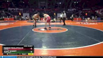 3 lbs Cons. Round 1 - Markos Mihalopoulos, Huntley vs Wyatt Schmitt, Joliet (West)