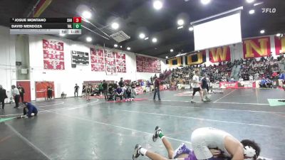 144 lbs Champ. Round 2 - Josue Montano, Shadow Hills vs David Mendoza, Valenicia (Santa Clarita)
