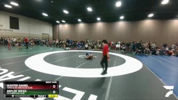 72-74 lbs Round 3 - Kepler Wicks, FM Wrestling Club vs Hunter Daniel, Texas Elite Wrestling Club