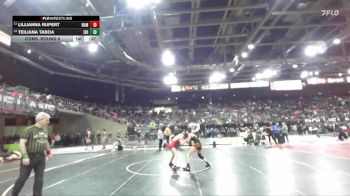110 lbs Cons. Round 6 - Lillianna Rupert, Nampa vs Teiliana Taboa, Jerome