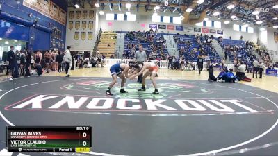 132 Blue Cons. Round 1 - Giovan Alves, University (Orange City) vs Victor Claudio, Lake Brantley Hs