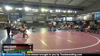 145 lbs Placement Matches (16 Team) - Lance Thacker, Backyard Brawlers vs Mason Sells, TN Misfits