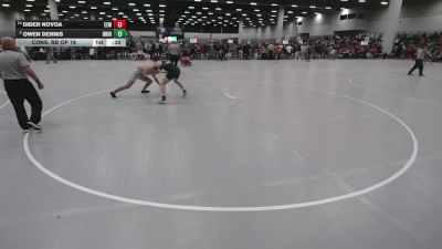 157 lbs Cons. Rd Of 16 - Dider Novoa, Eagle Empire Wrestling vs Owen Dennis, Ohio