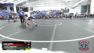 110 lbs Cons. Semi - Luke Meinen, Blue Valley vs Tyler Overstake, Kansas Young Guns